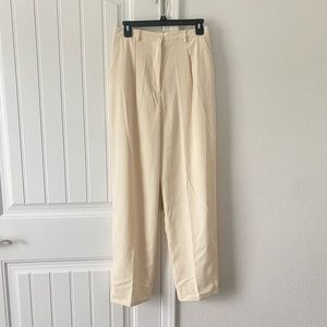 Vintage Coldwater Creek Cream Trousers